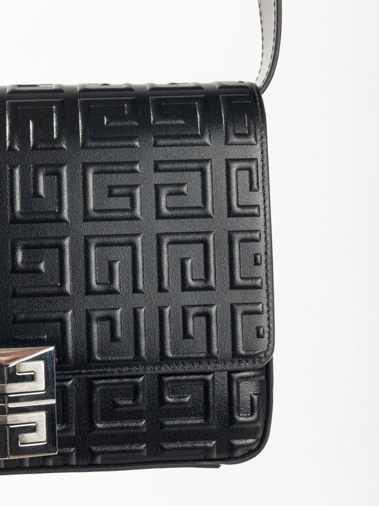 Givenchy Medium 4G Black Embossed Crossbody - Picture 8 of 12